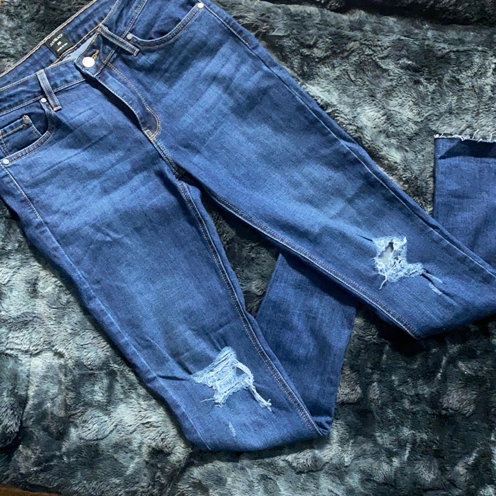 just black denim jeans